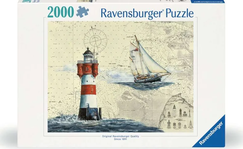 Romantische Vuurtoren Puzzel (2000 stukjes)