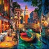 Rondvaart in Venetië Puzzel (1000 stukjes)