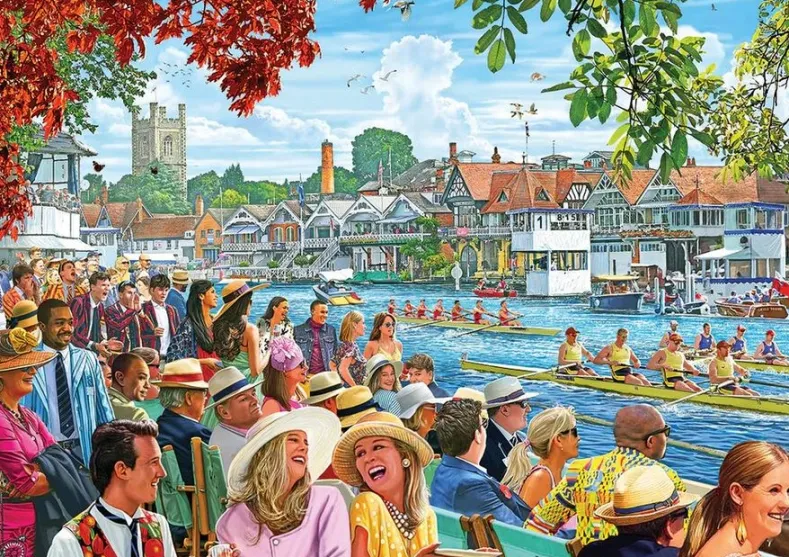 Rowing at the Regatta Puzzel (1000 stukjes)