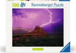 Roze Onweerssfeer Puzzel (500 stukjes)
