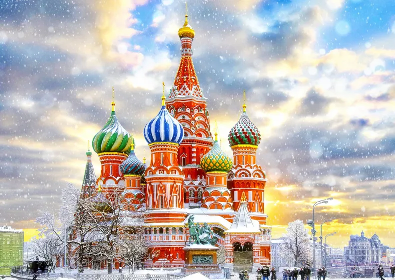 Saint Basil's Cathedral - Moscow Puzzel (1000 stukjes)