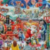 Santa's Steam Train Grotto Puzzel (1000 stukjes)