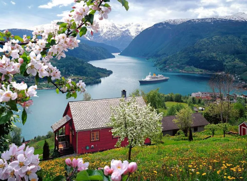 Scandinavische Idylle Puzzel (500 stukjes)