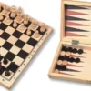 Schaak-/backgammon Klapcassette