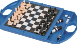 Schaken & Dammen Reiskoffertje
