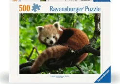 Schattige Rode Panda Puzzel (500 stukjes)