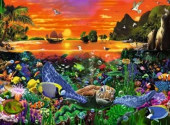 Schildpad in het Rif Puzzel (500 stukjes)