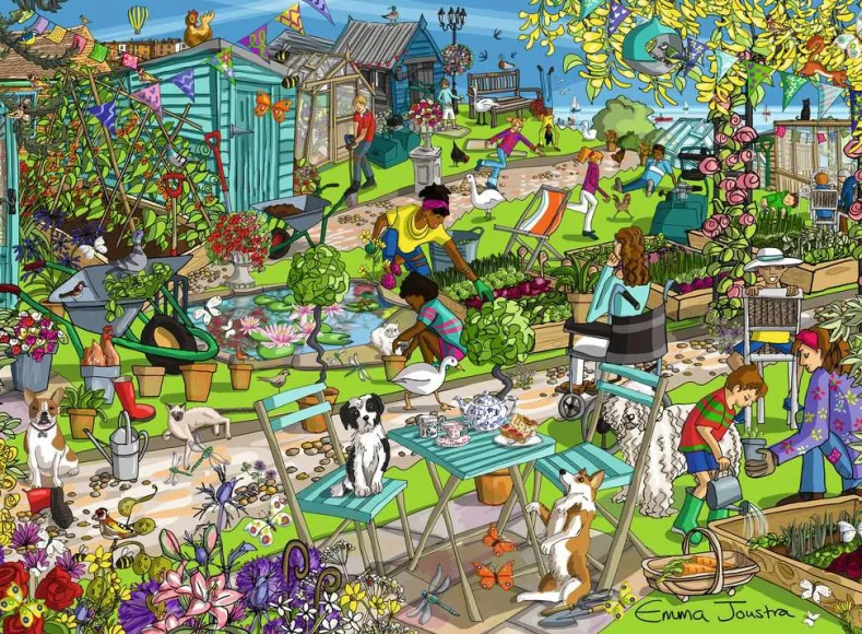 Seaside Allotment Puzzel (500 stukjes)