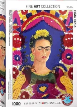 Self Portrait, The Frame - Frida Kahlo Puzzel (1000 stukjes)