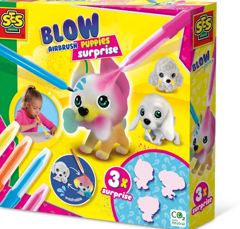 SES - Blow Airbrush Pens Puppy's