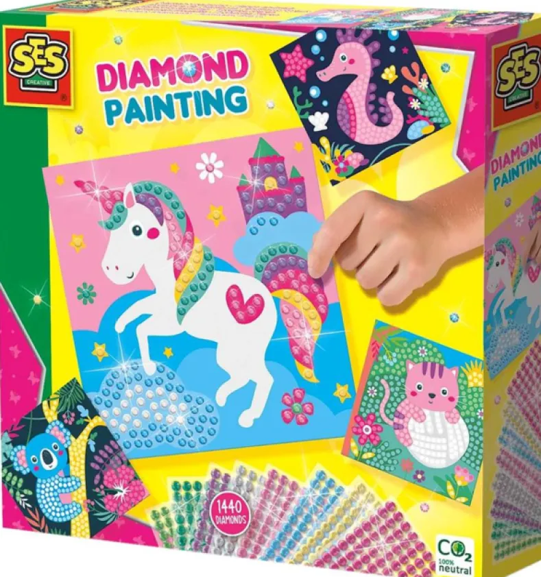 SES - Diamond Painting Vrolijke Dieren