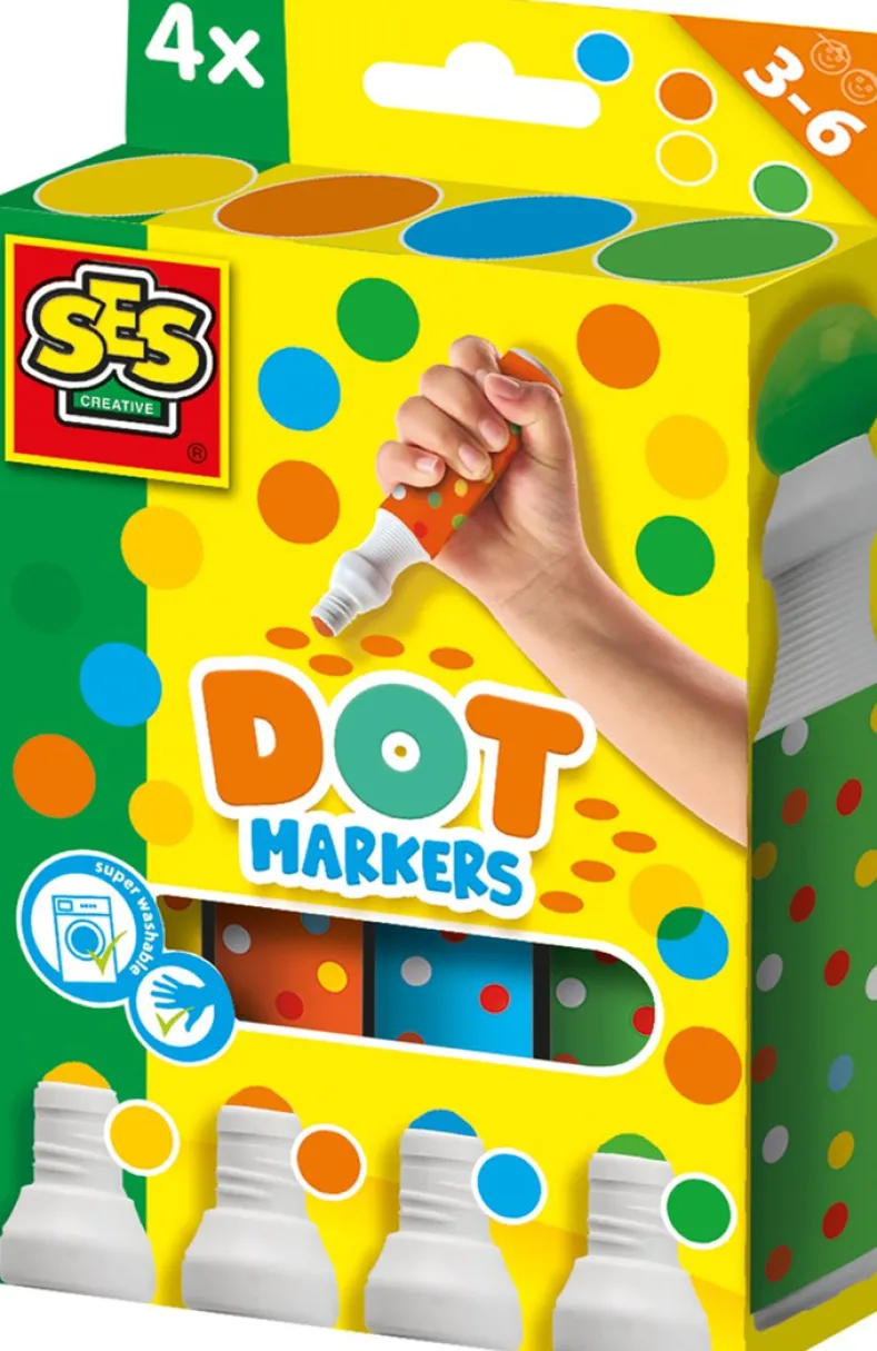SES - Dot Markers (4 Kleuren)