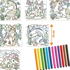 SES - Kleuren op Nummer Driehoekgrip Stiften