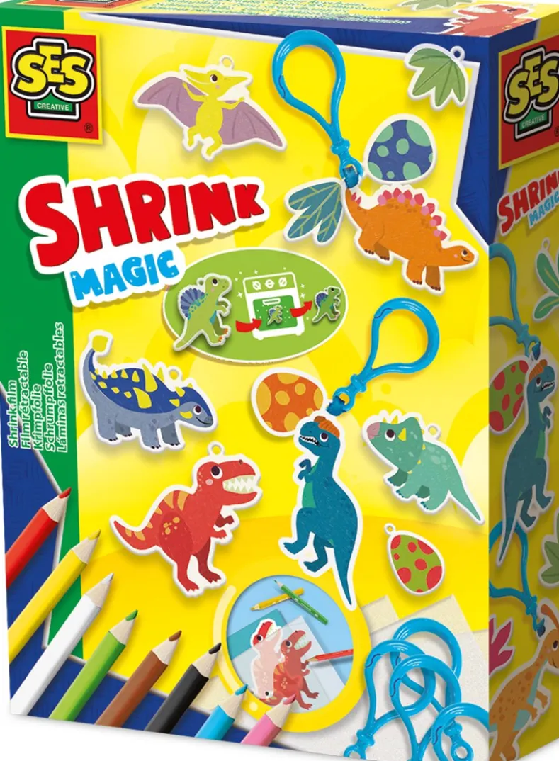 SES - Krimpfolie Dino Sleutelhangers