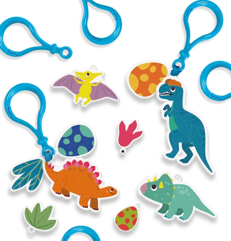 SES - Krimpfolie Dino Sleutelhangers