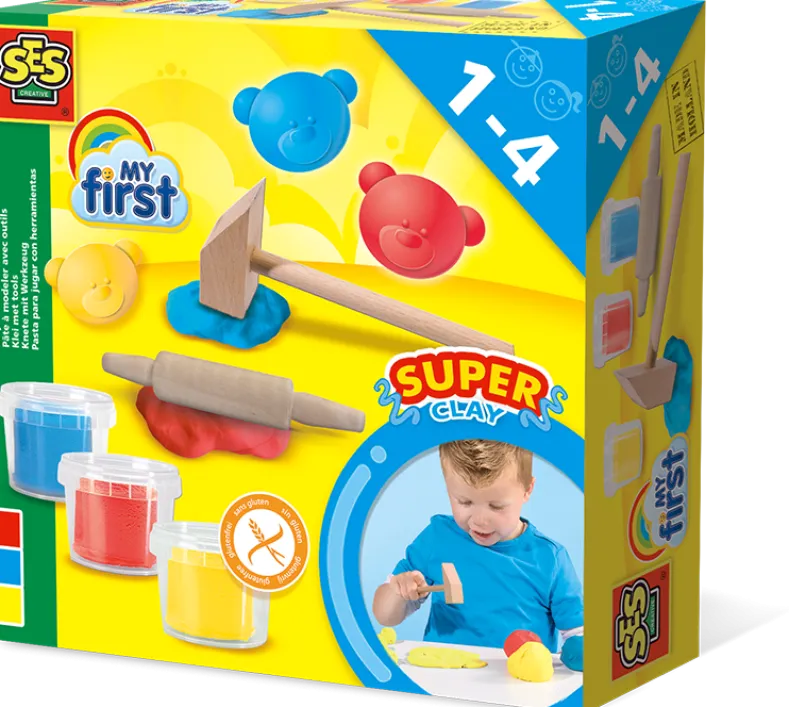 SES My First - Klei Met Tools 3x90gr