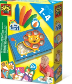 SES - My First Krijtjes Dieren Kaarten