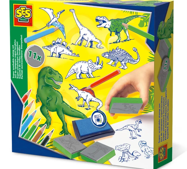 SES - Stempelset Dinos