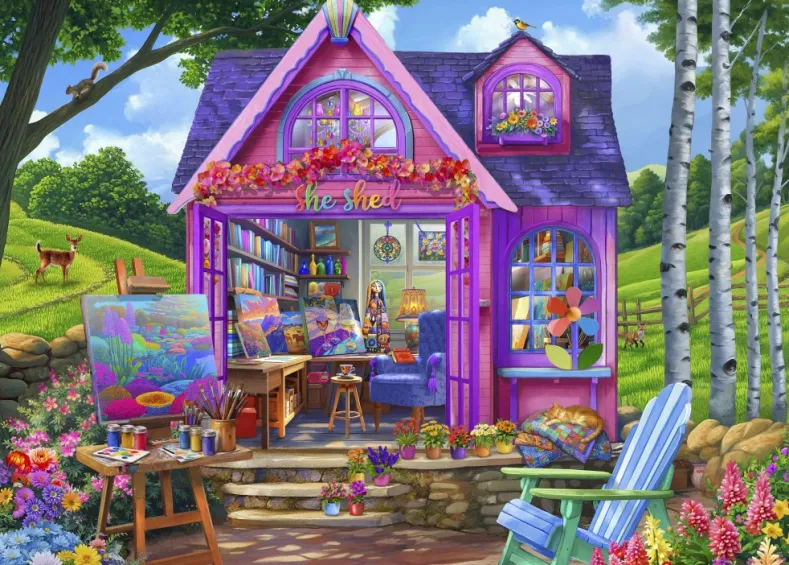 She Shed Studio Puzzel (500 stukjes)