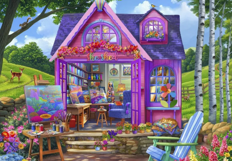 She Shed Studio Puzzel (1000 stukjes)