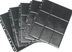 Sideloading 18-Pocket Pages Pack Zwart (10 stuks)