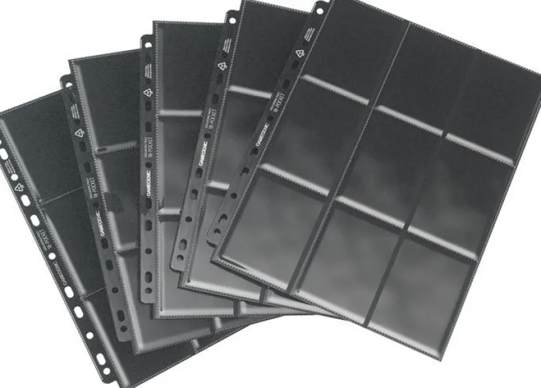 Sideloading 18-Pocket Pages Pack Zwart (10 stuks)
