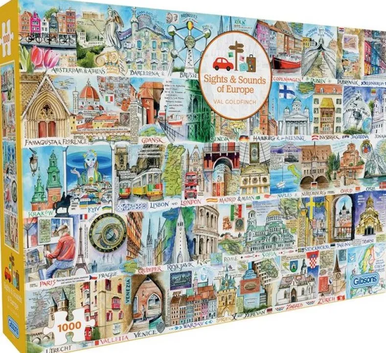 Sights & Sounds of Europe Puzzel (1000 stukjes)