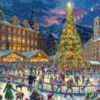 Skating Around the Christmas Tree Puzzel (1000 stukjes)