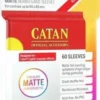 Sleeves Matte Catan-Sized 56x82mm (60 stuks)