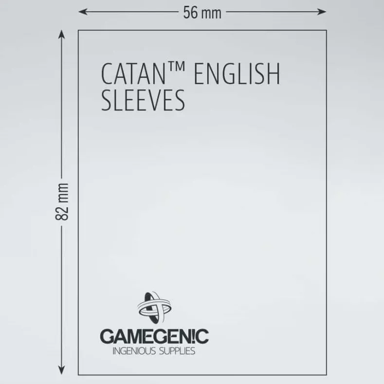 Sleeves Matte Catan-Sized 56x82mm (60 stuks)