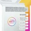 Sleeves Matte Standard Card Game 66x91mm (50 stuks)