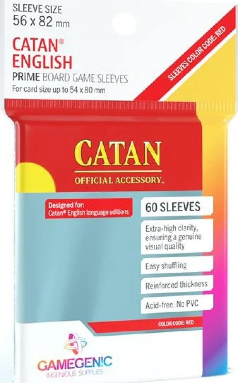 Sleeves Prime Catan-Sized 56x82mm (60 stuks)