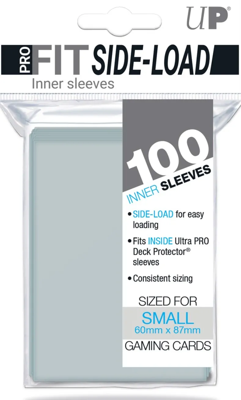 Sleeves Pro-Fit - Small Clear Side Load (60x87 mm)