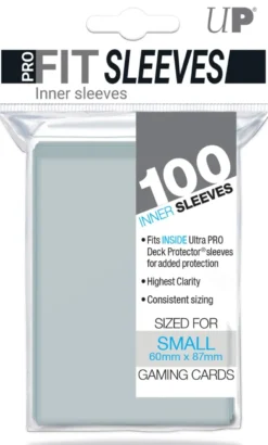 Sleeves Pro-Fit - Small Clear (60x87 mm)