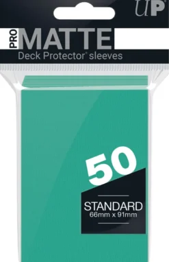 Sleeves Pro-Matte - Standaard Aqua (66x91 mm)