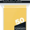 Sleeves Pro-Matte - Standaard Geel (66x91 mm)