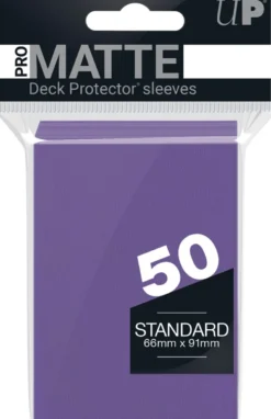 Sleeves Pro-Matte - Standaard Paars (66x91 mm)