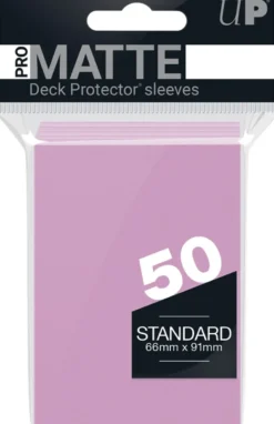 Sleeves Pro-Matte - Standaard Roze (66x91 mm)