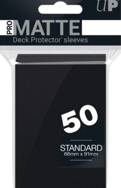 Sleeves Pro-Matte - Standaard Zwart (66x91 mm)