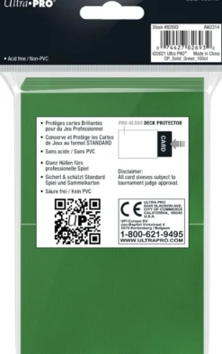 Sleeves - Standaard Groen (100 Stuks)