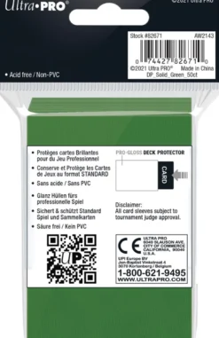 Sleeves - Standaard Groen (66x91 mm)