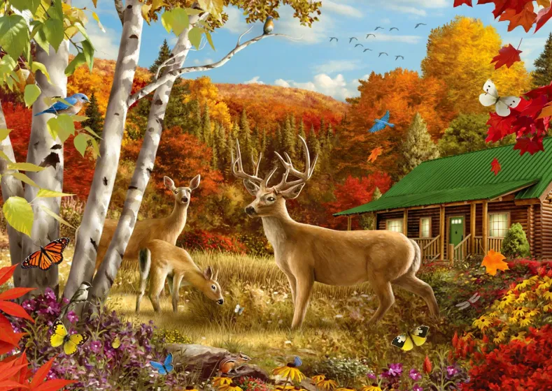 Somewhere in a Field Puzzel (1000 stukjes)