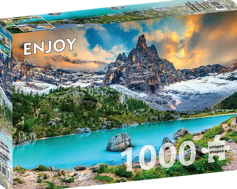 Sorapis Lake Dolomites - Italy Puzzel (1000 stukjes)