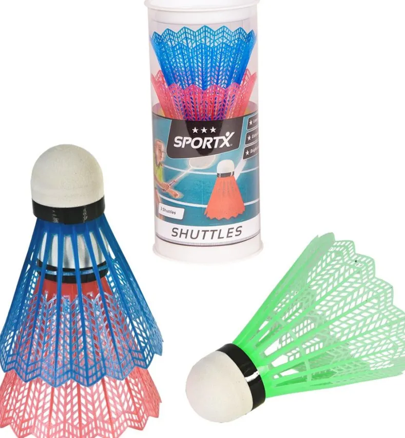SportX - Shuttle Gekleurd (3 stuks)