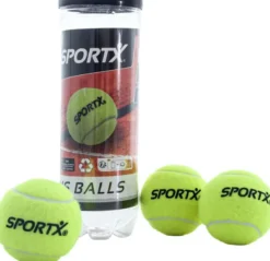 SportX - Tennisballen in Koker (3 stuks)