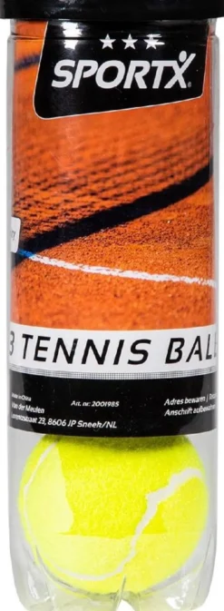 SportX - Tennisballen In Koker (3 stuks)
