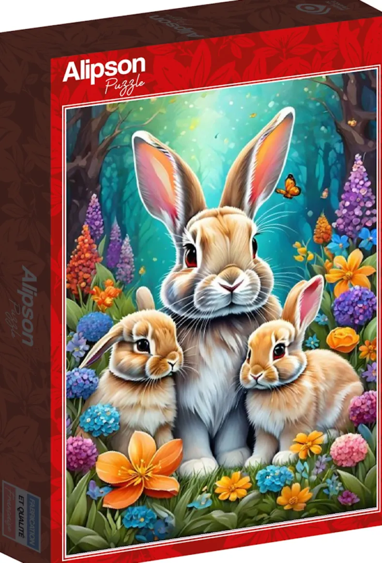 Spring Bunnies Puzzel (1000 stukjes)