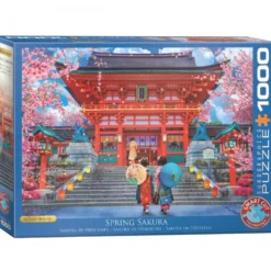 Spring Sakura - David McLean Puzzel (1000 stukjes)