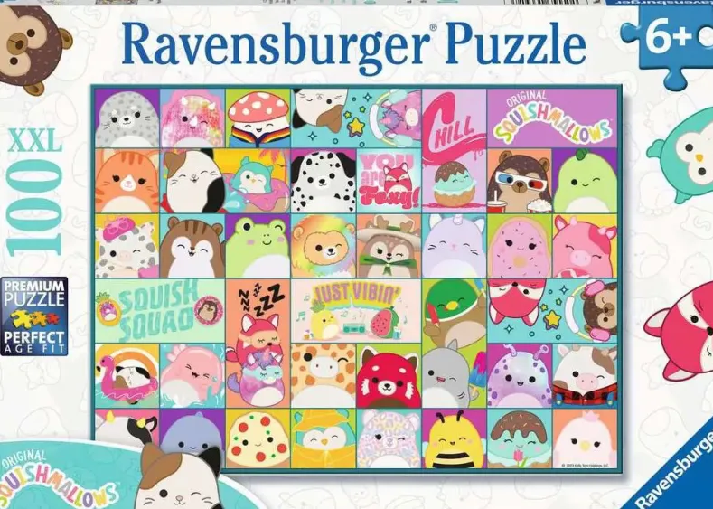 Squishmallow Collection Puzzel (100 XXL stukjes)