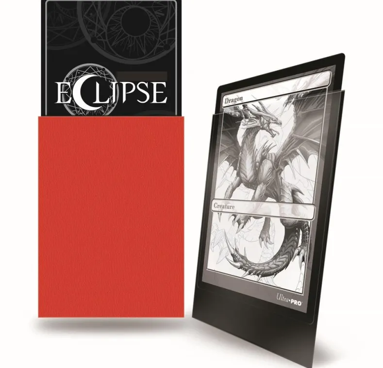 Standard Sleeves Matte Eclipse - Rood (100 stuks)